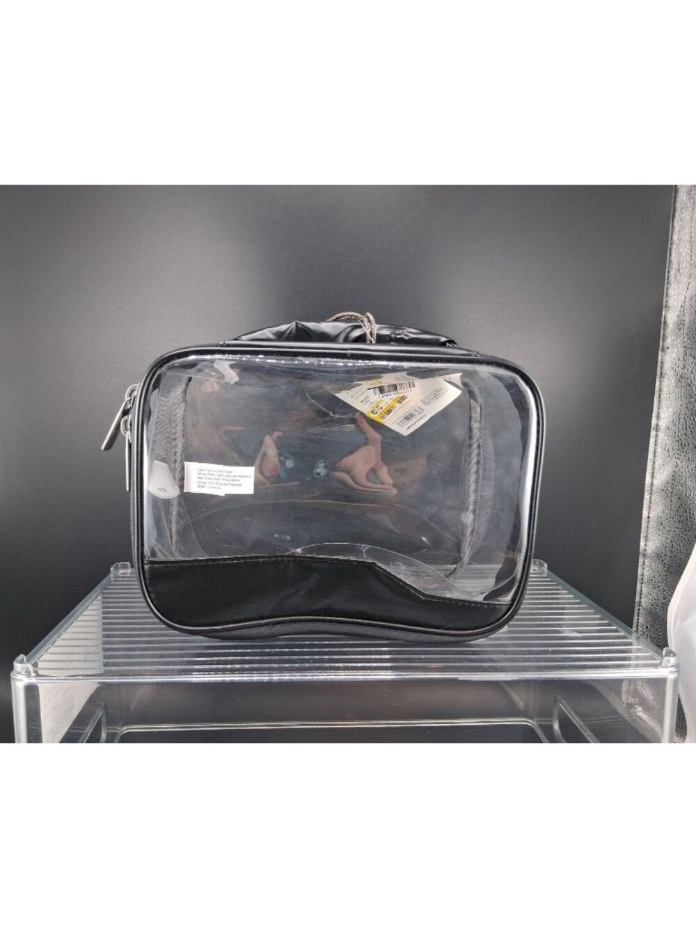 Carryall Travel Case Black Clear Toiletry Bag By Open Story